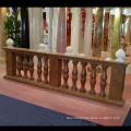 Chinese good design decorative porch railing red balcony baluster stone stair balustrade